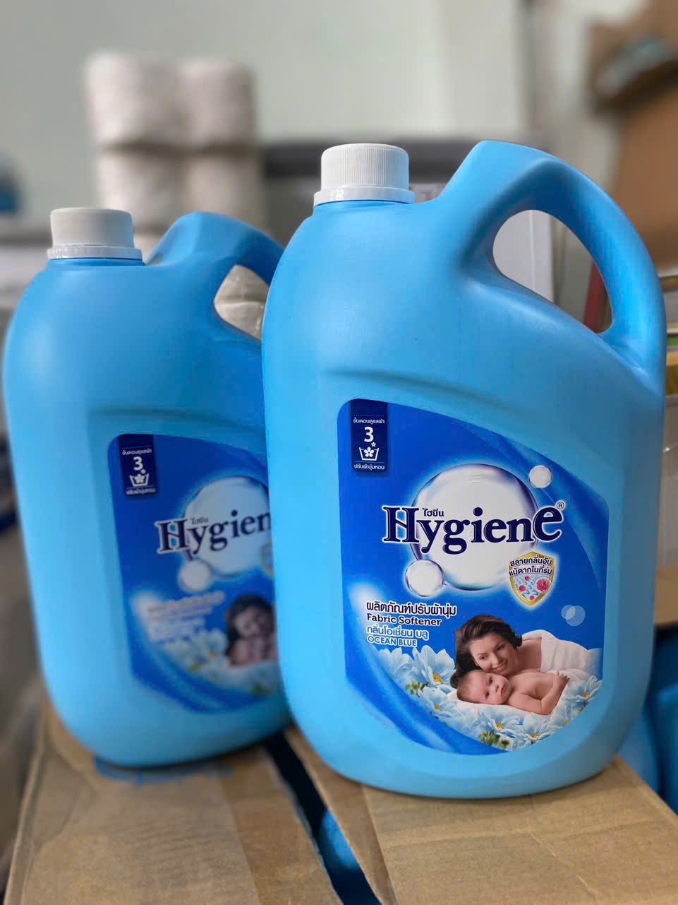 NƯỚC XẢ VẢI HYGIENE SIÊU ĐẬM ĐẶC THÁI LAN CAN 3500ML 